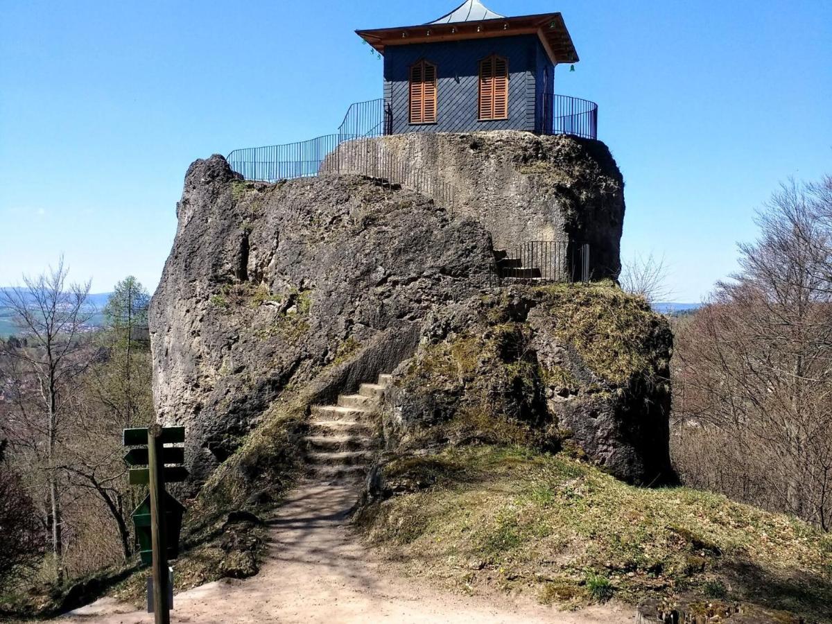 Lovely Holiday Home In The Thuringian Forest With Roof Terrace And Great View Bad Liebenstein Dış mekan fotoğraf