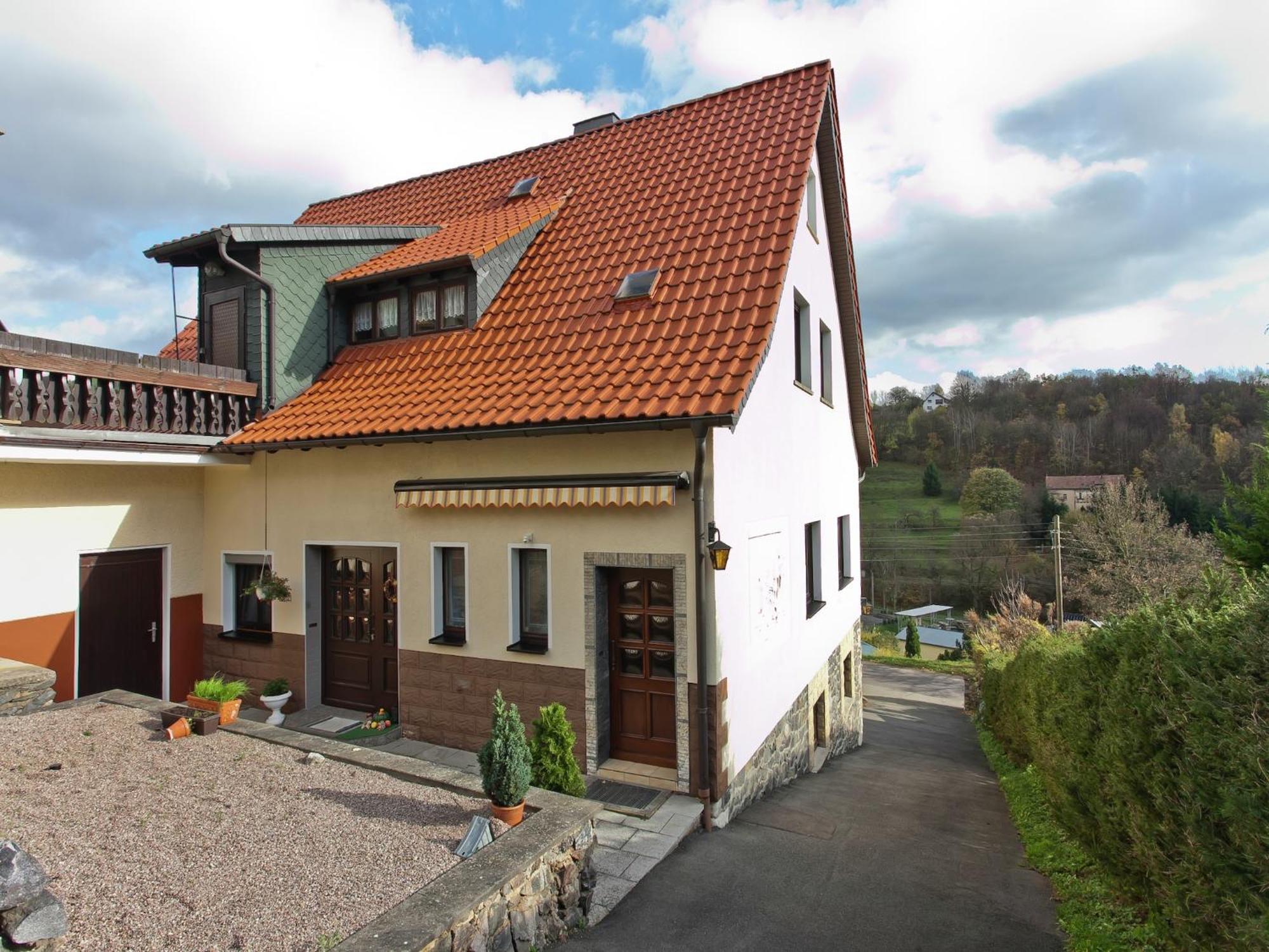 Lovely Holiday Home In The Thuringian Forest With Roof Terrace And Great View Bad Liebenstein Dış mekan fotoğraf