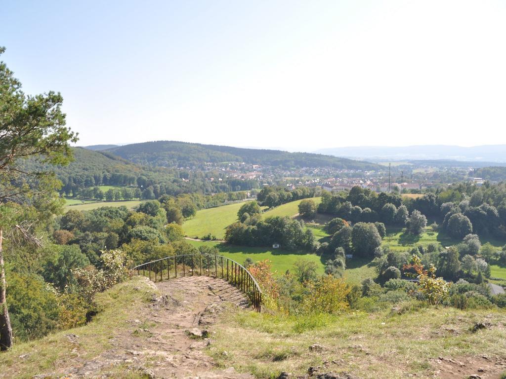 Lovely Holiday Home In The Thuringian Forest With Roof Terrace And Great View Bad Liebenstein Dış mekan fotoğraf